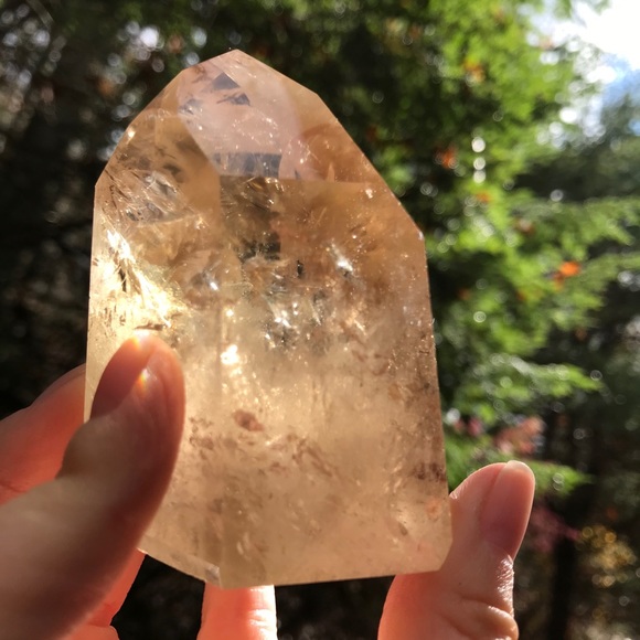 🌈Natural Citrine Crystal Point ☀️ - Picture 7 of 12